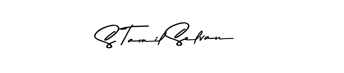 Asem Kandis PERSONAL USE is a professional signature style that is perfect for those who want to add a touch of class to their signature. It is also a great choice for those who want to make their signature more unique. Get S Tamil Selvan name to fancy signature for free. S Tamil Selvan signature style 9 images and pictures png
