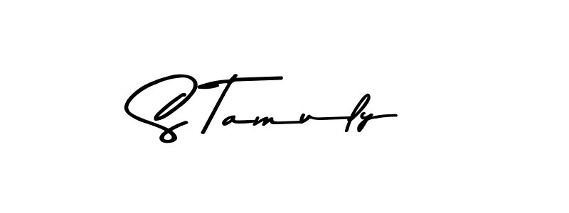 You should practise on your own different ways (Asem Kandis PERSONAL USE) to write your name (S Tamuly) in signature. don't let someone else do it for you. S Tamuly signature style 9 images and pictures png
