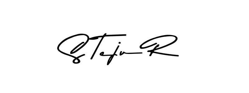 Also You can easily find your signature by using the search form. We will create S Teju R name handwritten signature images for you free of cost using Asem Kandis PERSONAL USE sign style. S Teju R signature style 9 images and pictures png