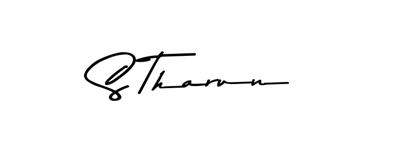 S Tharun stylish signature style. Best Handwritten Sign (Asem Kandis PERSONAL USE) for my name. Handwritten Signature Collection Ideas for my name S Tharun. S Tharun signature style 9 images and pictures png