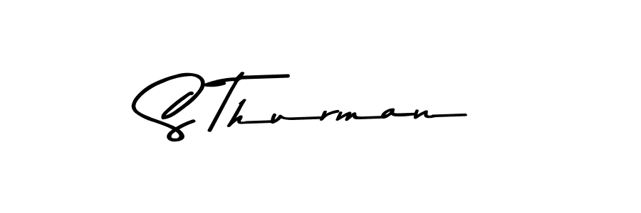 S Thurman stylish signature style. Best Handwritten Sign (Asem Kandis PERSONAL USE) for my name. Handwritten Signature Collection Ideas for my name S Thurman. S Thurman signature style 9 images and pictures png