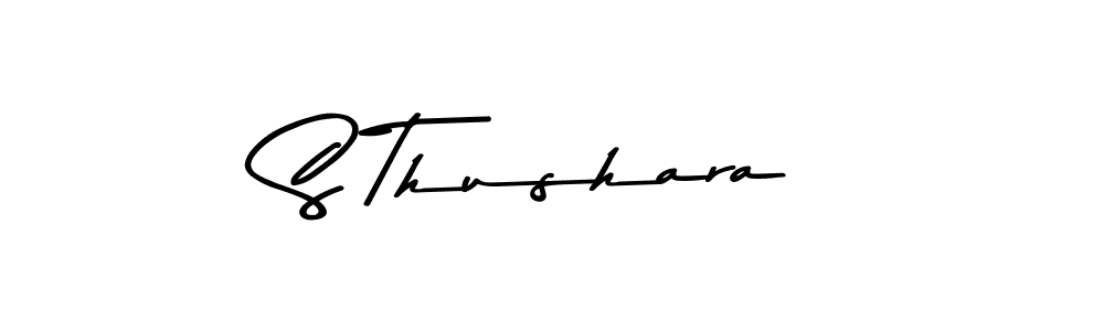 S Thushara stylish signature style. Best Handwritten Sign (Asem Kandis PERSONAL USE) for my name. Handwritten Signature Collection Ideas for my name S Thushara. S Thushara signature style 9 images and pictures png