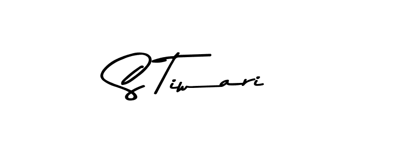 Use a signature maker to create a handwritten signature online. With this signature software, you can design (Asem Kandis PERSONAL USE) your own signature for name S Tiwari. S Tiwari signature style 9 images and pictures png