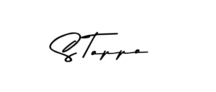 How to make S Toppo signature? Asem Kandis PERSONAL USE is a professional autograph style. Create handwritten signature for S Toppo name. S Toppo signature style 9 images and pictures png