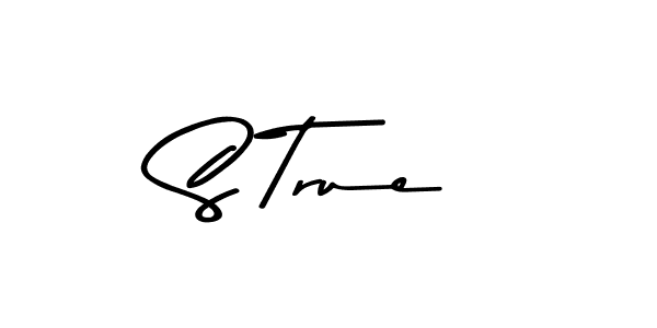 Use a signature maker to create a handwritten signature online. With this signature software, you can design (Asem Kandis PERSONAL USE) your own signature for name S True. S True signature style 9 images and pictures png