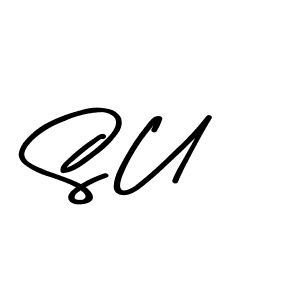 The best way (Asem Kandis PERSONAL USE) to make a short signature is to pick only two or three words in your name. The name S U include a total of six letters. For converting this name. S U signature style 9 images and pictures png