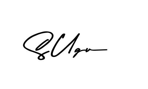Make a beautiful signature design for name S Ugu. With this signature (Asem Kandis PERSONAL USE) style, you can create a handwritten signature for free. S Ugu signature style 9 images and pictures png