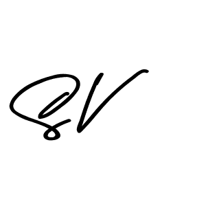 Design your own signature with our free online signature maker. With this signature software, you can create a handwritten (Asem Kandis PERSONAL USE) signature for name S V. S V signature style 9 images and pictures png
