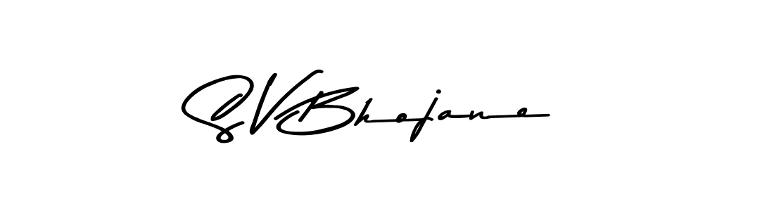 Also we have S V Bhojane name is the best signature style. Create professional handwritten signature collection using Asem Kandis PERSONAL USE autograph style. S V Bhojane signature style 9 images and pictures png