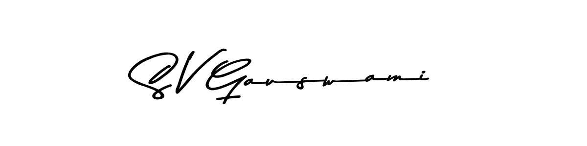 Best and Professional Signature Style for S V Gauswami. Asem Kandis PERSONAL USE Best Signature Style Collection. S V Gauswami signature style 9 images and pictures png