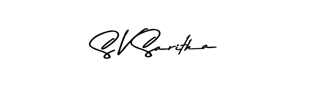 You should practise on your own different ways (Asem Kandis PERSONAL USE) to write your name (S V Saritha) in signature. don't let someone else do it for you. S V Saritha signature style 9 images and pictures png