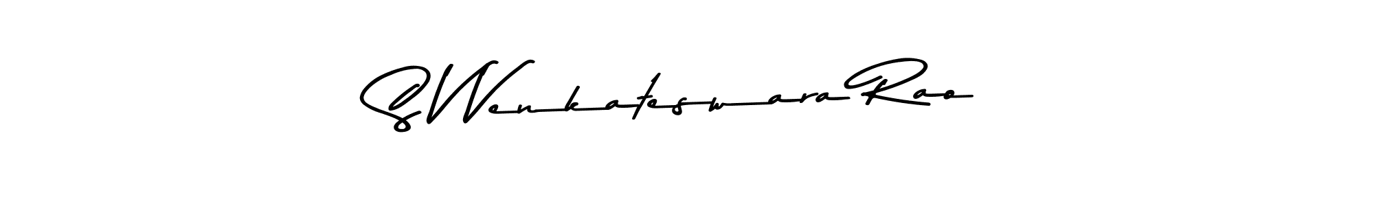 Create a beautiful signature design for name S V Venkateswara Rao. With this signature (Asem Kandis PERSONAL USE) fonts, you can make a handwritten signature for free. S V Venkateswara Rao signature style 9 images and pictures png