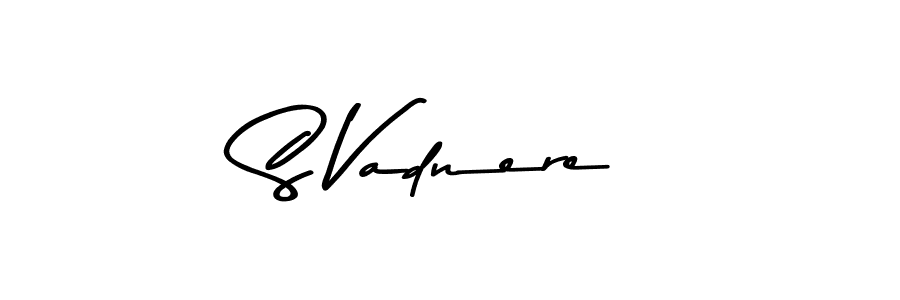 Make a beautiful signature design for name S Vadnere. Use this online signature maker to create a handwritten signature for free. S Vadnere signature style 9 images and pictures png