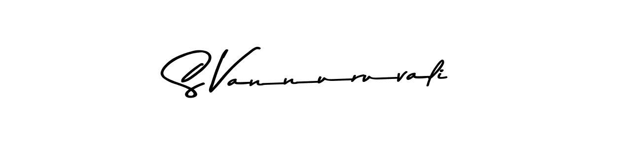 How to make S Vannuruvali signature? Asem Kandis PERSONAL USE is a professional autograph style. Create handwritten signature for S Vannuruvali name. S Vannuruvali signature style 9 images and pictures png