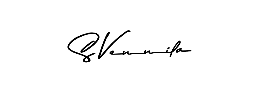 Also we have S Vennila name is the best signature style. Create professional handwritten signature collection using Asem Kandis PERSONAL USE autograph style. S Vennila signature style 9 images and pictures png