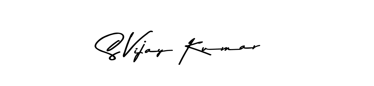 This is the best signature style for the S Vijay Kumar name. Also you like these signature font (Asem Kandis PERSONAL USE). Mix name signature. S Vijay Kumar signature style 9 images and pictures png