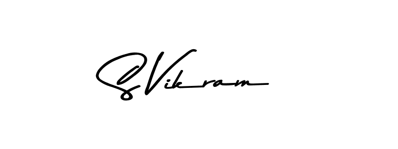 S Vikram stylish signature style. Best Handwritten Sign (Asem Kandis PERSONAL USE) for my name. Handwritten Signature Collection Ideas for my name S Vikram. S Vikram signature style 9 images and pictures png