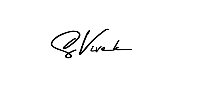 How to make S Vivek signature? Asem Kandis PERSONAL USE is a professional autograph style. Create handwritten signature for S Vivek name. S Vivek signature style 9 images and pictures png
