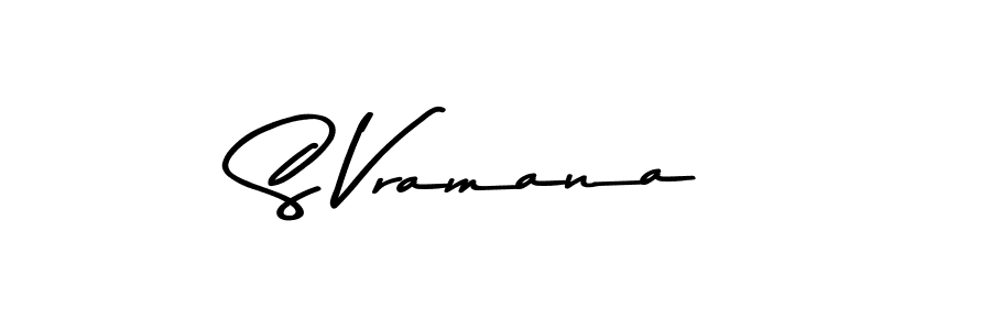 Make a beautiful signature design for name S Vramana. Use this online signature maker to create a handwritten signature for free. S Vramana signature style 9 images and pictures png