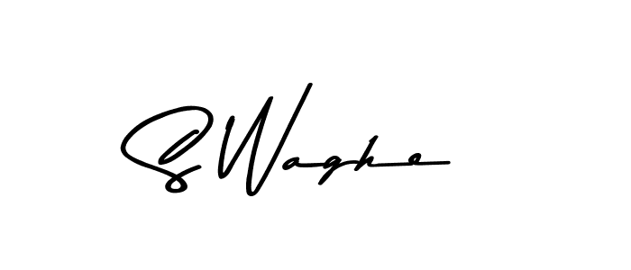 How to make S Waghe signature? Asem Kandis PERSONAL USE is a professional autograph style. Create handwritten signature for S Waghe name. S Waghe signature style 9 images and pictures png
