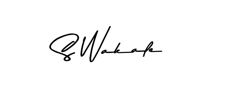 How to make S Wakale name signature. Use Asem Kandis PERSONAL USE style for creating short signs online. This is the latest handwritten sign. S Wakale signature style 9 images and pictures png