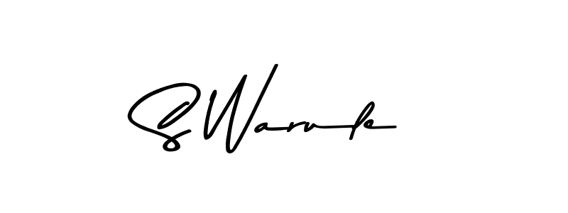 You should practise on your own different ways (Asem Kandis PERSONAL USE) to write your name (S Warule) in signature. don't let someone else do it for you. S Warule signature style 9 images and pictures png