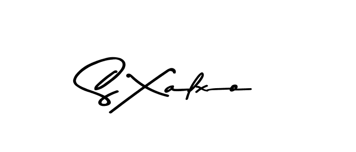 Use a signature maker to create a handwritten signature online. With this signature software, you can design (Asem Kandis PERSONAL USE) your own signature for name S Xalxo. S Xalxo signature style 9 images and pictures png