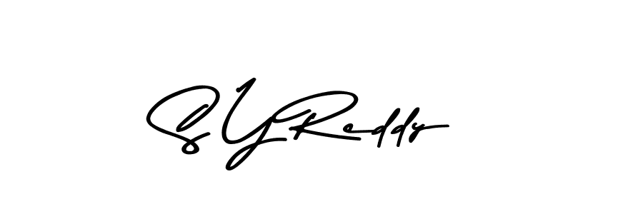 Create a beautiful signature design for name S Y Reddy. With this signature (Asem Kandis PERSONAL USE) fonts, you can make a handwritten signature for free. S Y Reddy signature style 9 images and pictures png