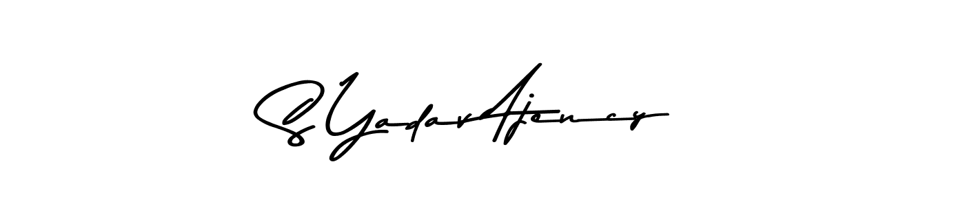Here are the top 10 professional signature styles for the name S Yadav Ajency. These are the best autograph styles you can use for your name. S Yadav Ajency signature style 9 images and pictures png
