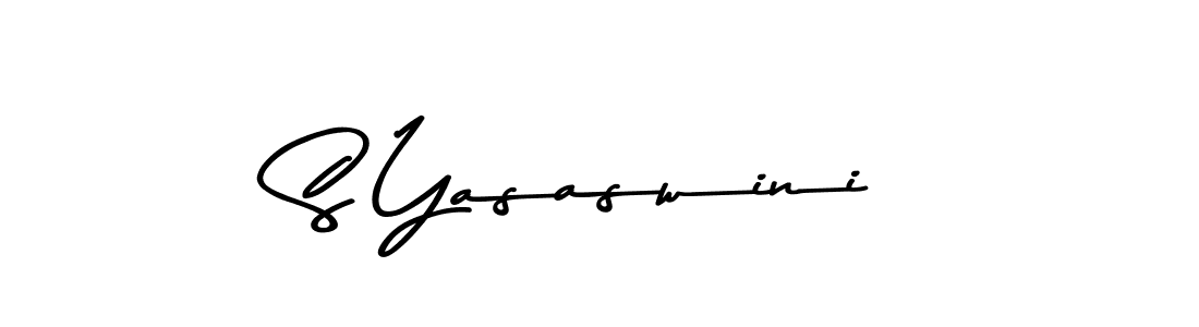 Design your own signature with our free online signature maker. With this signature software, you can create a handwritten (Asem Kandis PERSONAL USE) signature for name S Yasaswini. S Yasaswini signature style 9 images and pictures png