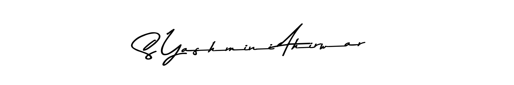 This is the best signature style for the S Yashmini Ahirwar name. Also you like these signature font (Asem Kandis PERSONAL USE). Mix name signature. S Yashmini Ahirwar signature style 9 images and pictures png