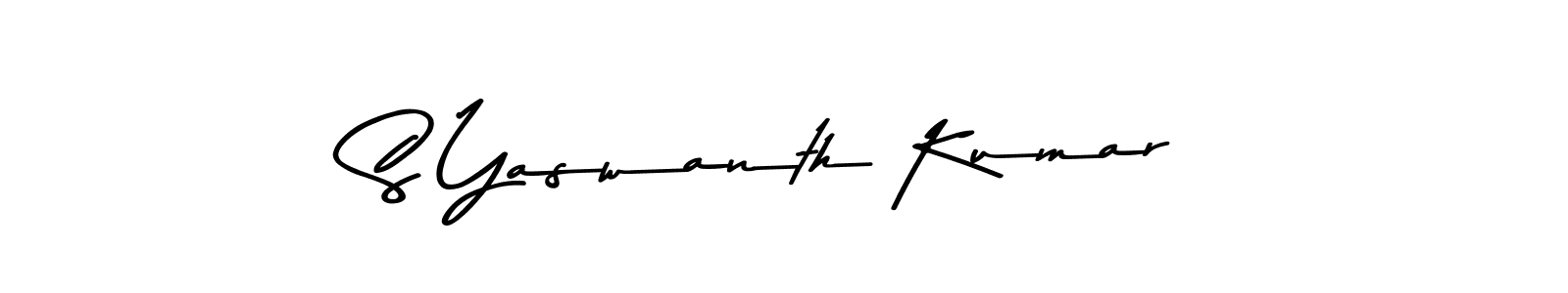 Design your own signature with our free online signature maker. With this signature software, you can create a handwritten (Asem Kandis PERSONAL USE) signature for name S Yaswanth Kumar. S Yaswanth Kumar signature style 9 images and pictures png