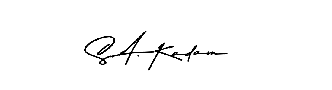 Check out images of Autograph of S. A. Kadam name. Actor S. A. Kadam Signature Style. Asem Kandis PERSONAL USE is a professional sign style online. S. A. Kadam signature style 9 images and pictures png