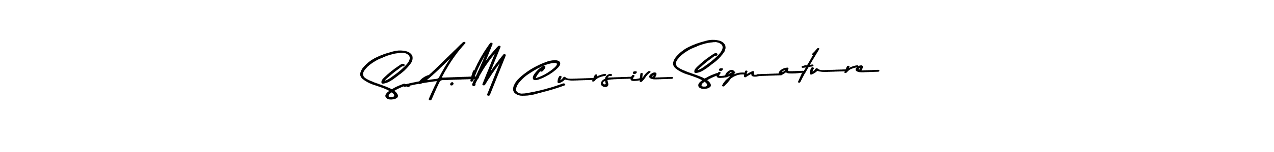 You should practise on your own different ways (Asem Kandis PERSONAL USE) to write your name (S. A. M Cursive Signature) in signature. don't let someone else do it for you. S. A. M Cursive Signature signature style 9 images and pictures png