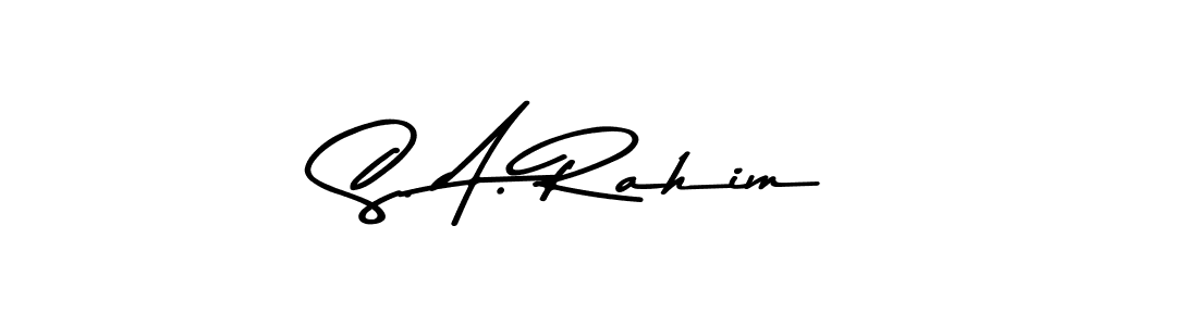 See photos of S. A. Rahim official signature by Spectra . Check more albums & portfolios. Read reviews & check more about Asem Kandis PERSONAL USE font. S. A. Rahim signature style 9 images and pictures png