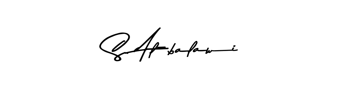 Make a beautiful signature design for name S. Al-balawi. With this signature (Asem Kandis PERSONAL USE) style, you can create a handwritten signature for free. S. Al-balawi signature style 9 images and pictures png