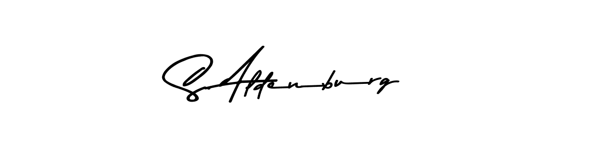 Also You can easily find your signature by using the search form. We will create S. Aldenburg name handwritten signature images for you free of cost using Asem Kandis PERSONAL USE sign style. S. Aldenburg signature style 9 images and pictures png