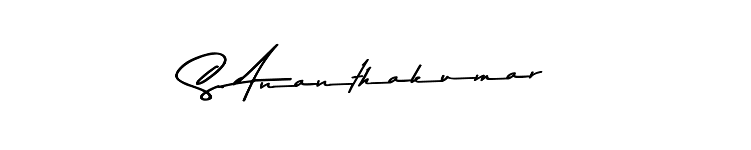 Design your own signature with our free online signature maker. With this signature software, you can create a handwritten (Asem Kandis PERSONAL USE) signature for name S. Ananthakumar. S. Ananthakumar signature style 9 images and pictures png