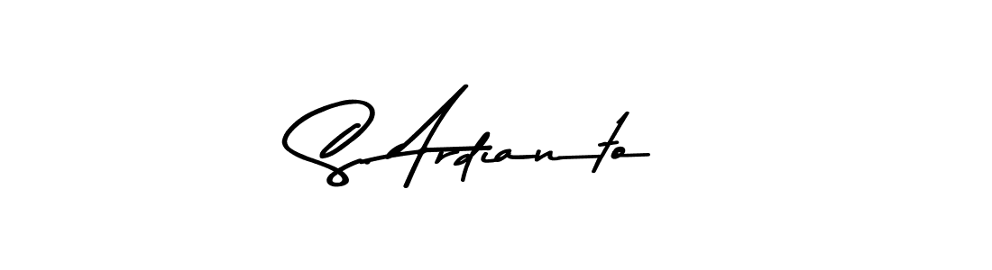 Make a beautiful signature design for name S. Ardianto. Use this online signature maker to create a handwritten signature for free. S. Ardianto signature style 9 images and pictures png