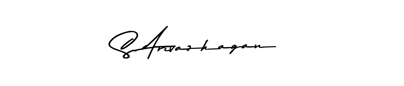 Make a beautiful signature design for name S. Arivazhagan. With this signature (Asem Kandis PERSONAL USE) style, you can create a handwritten signature for free. S. Arivazhagan signature style 9 images and pictures png