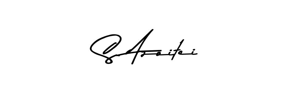 This is the best signature style for the S. Azoitei name. Also you like these signature font (Asem Kandis PERSONAL USE). Mix name signature. S. Azoitei signature style 9 images and pictures png