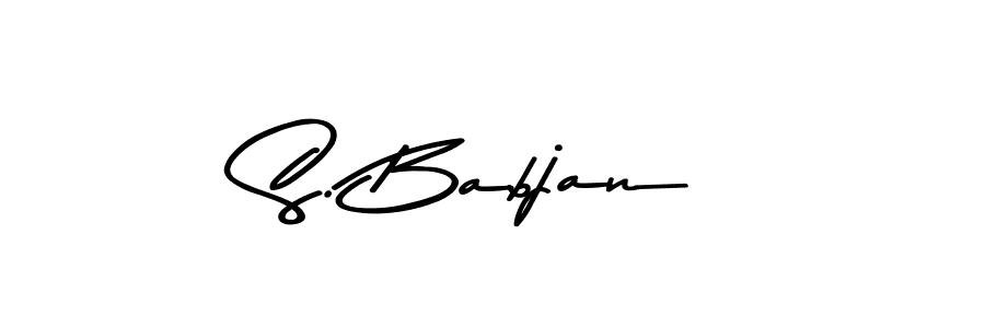 Make a beautiful signature design for name S. Babjan. Use this online signature maker to create a handwritten signature for free. S. Babjan signature style 9 images and pictures png