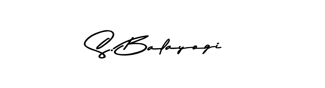 How to make S. Balayogi signature? Asem Kandis PERSONAL USE is a professional autograph style. Create handwritten signature for S. Balayogi name. S. Balayogi signature style 9 images and pictures png