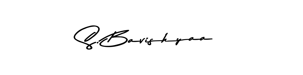 This is the best signature style for the S. Bavishyaa name. Also you like these signature font (Asem Kandis PERSONAL USE). Mix name signature. S. Bavishyaa signature style 9 images and pictures png