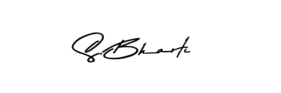 Make a beautiful signature design for name S. Bharti. Use this online signature maker to create a handwritten signature for free. S. Bharti signature style 9 images and pictures png