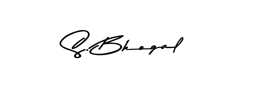S. Bhogal stylish signature style. Best Handwritten Sign (Asem Kandis PERSONAL USE) for my name. Handwritten Signature Collection Ideas for my name S. Bhogal. S. Bhogal signature style 9 images and pictures png