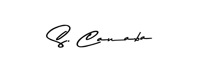 Also You can easily find your signature by using the search form. We will create S. Canaba name handwritten signature images for you free of cost using Asem Kandis PERSONAL USE sign style. S. Canaba signature style 9 images and pictures png