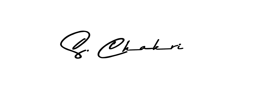 Design your own signature with our free online signature maker. With this signature software, you can create a handwritten (Asem Kandis PERSONAL USE) signature for name S. Chakri. S. Chakri signature style 9 images and pictures png