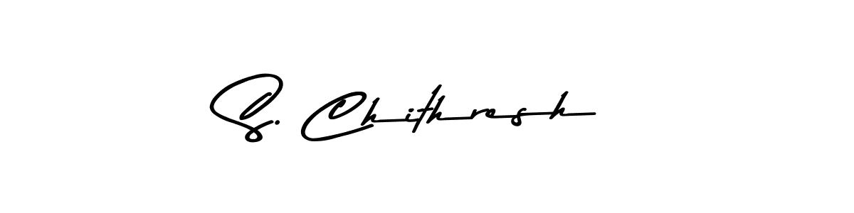 You should practise on your own different ways (Asem Kandis PERSONAL USE) to write your name (S. Chithresh) in signature. don't let someone else do it for you. S. Chithresh signature style 9 images and pictures png