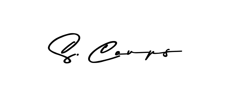 Create a beautiful signature design for name S. Coups. With this signature (Asem Kandis PERSONAL USE) fonts, you can make a handwritten signature for free. S. Coups signature style 9 images and pictures png